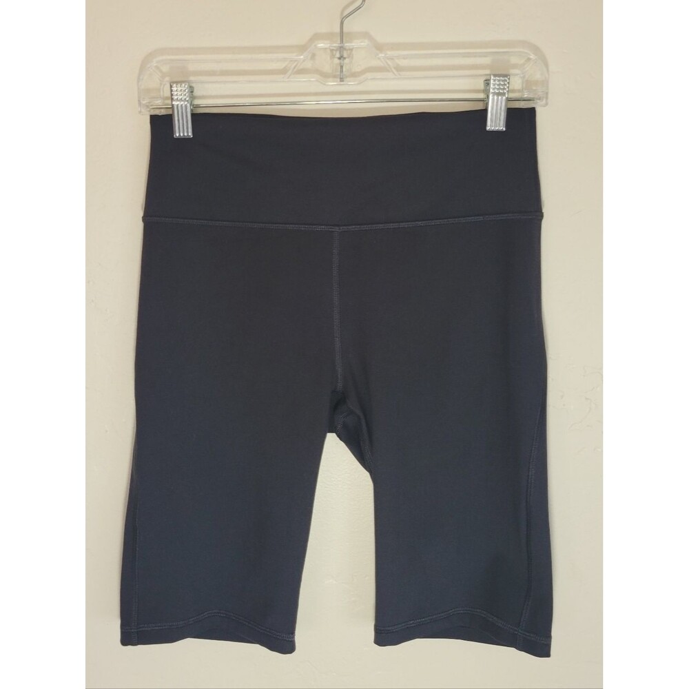 All IN MOTION Black Women’s High-Waist Bike Shorts SIZE M